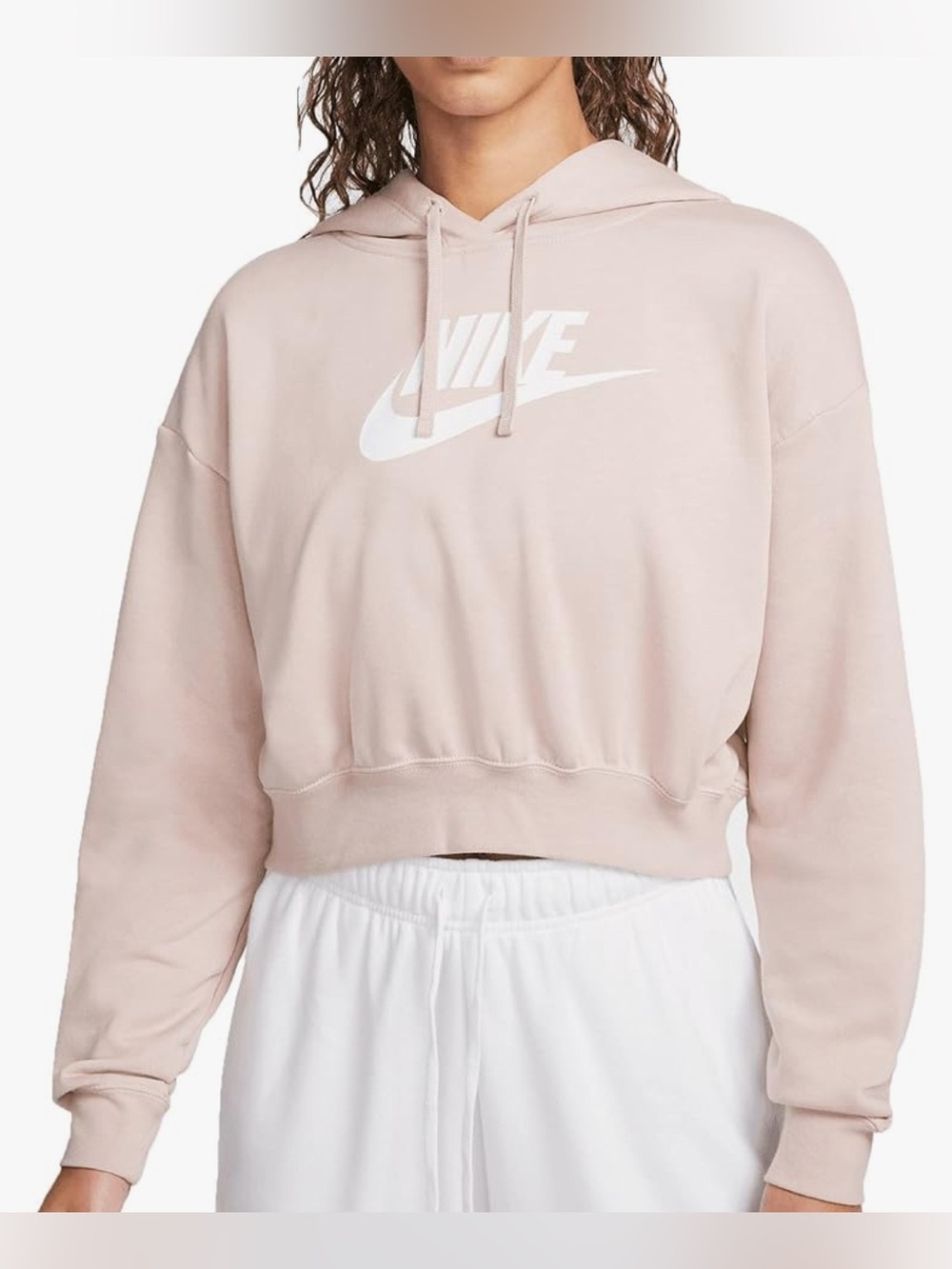 Nike club cropped Womens hoodie Size small